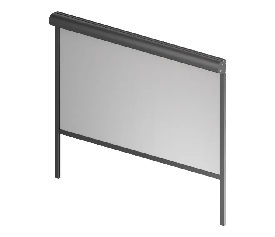 Fasādes ekrāns R 90 ar 90 mm kaseti